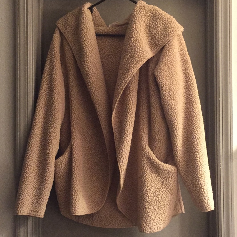 Soft Sherpa like cardigan